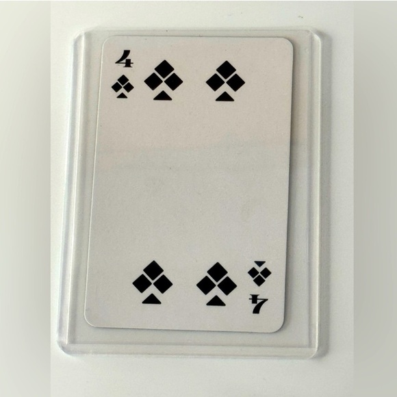 Prada 4 of Clubs in Card Sleeve - Picture 2 of 2